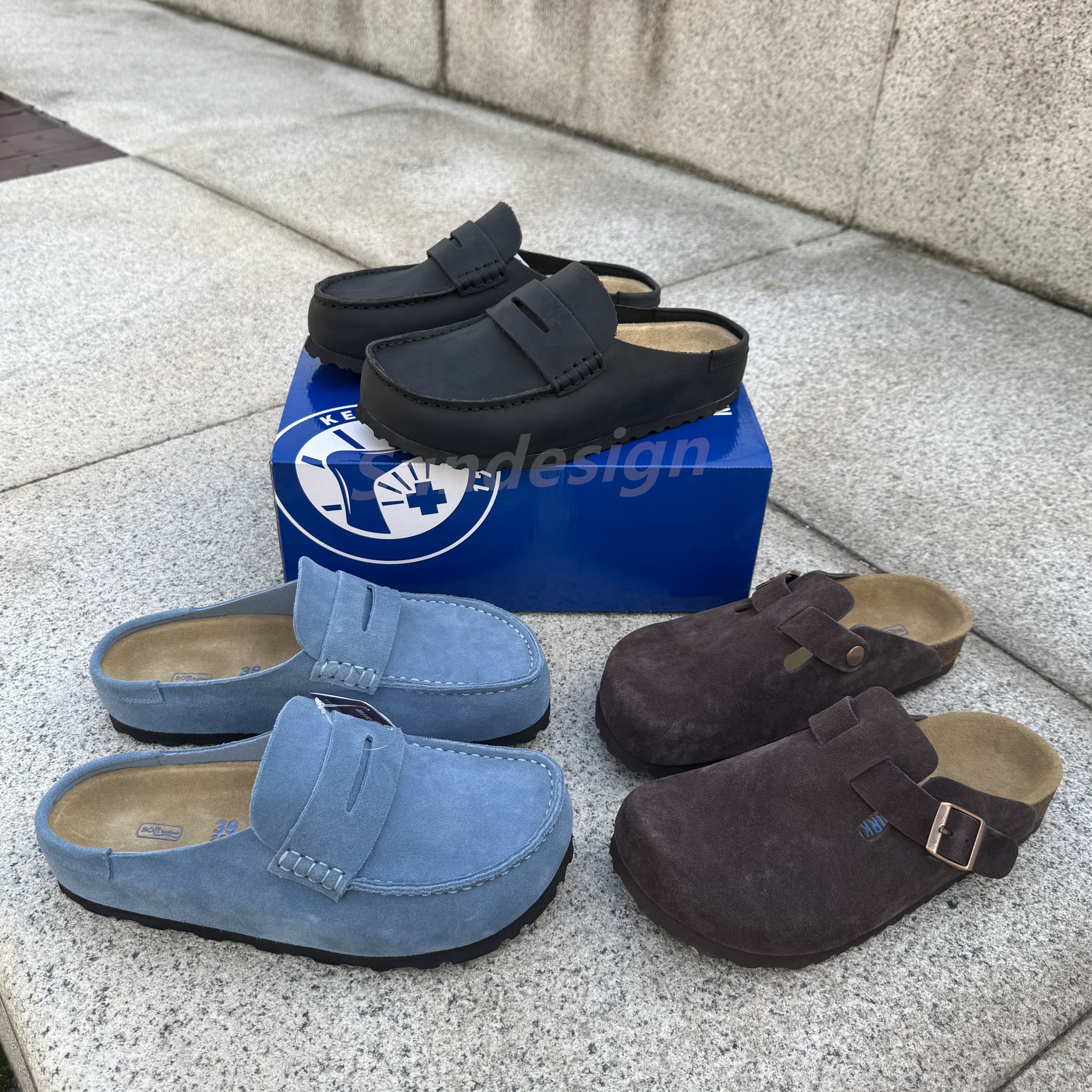 2026 Designer Naples Slippers Wrapped Clogs loafers Sandals Clog Cork Flat High Quality Fashion Winter Summer Shoes Leather Slide Beach Women Men Size 35-46