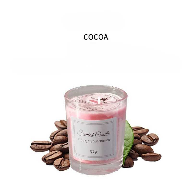 Aromatherapy Candle Premium Gift Box Glass Handmade Soy Wax Smokeless Creative Aromatherapy Candle Companion Gift H260326