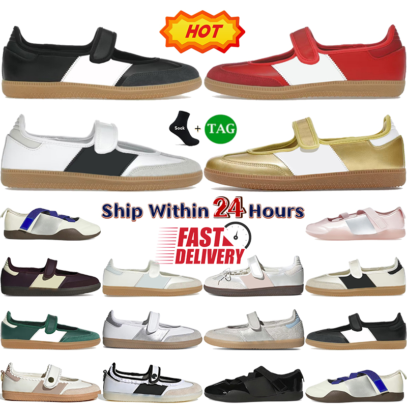 With Box womens mary jane shoes designer shoes mary jane Black White Gum women Taekwondo Ballet Flats sneakers Caroline Hu Clot Black casual trainers EUR 36-42 Loafers