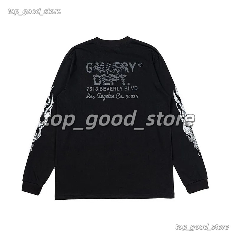 Designer galerydept T-Shirt hoodies galleria sweatshirts Long Sleeve Fall Winter Classic Print Streetwear Trendy Over sized Casual Fashion Sleeve T-Shirt Size 6f5