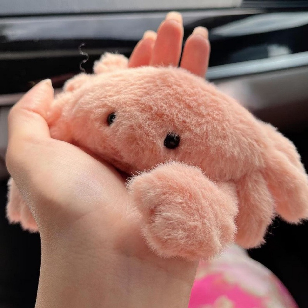 Creative hairy crabs, cute plush dolls, keychain bags, pendants, small accessories, birthday gifts for friends
