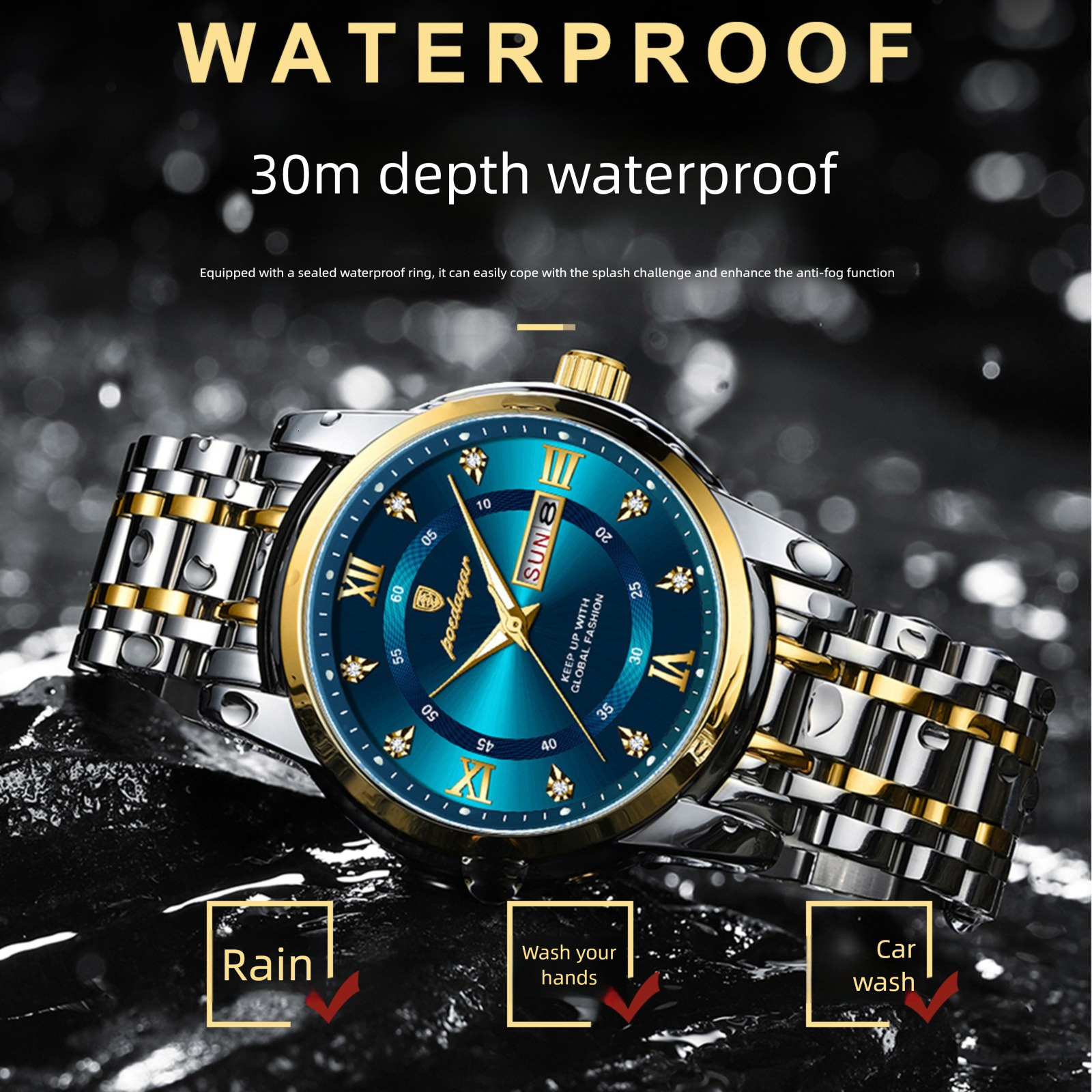 Swiss Brand New Waterproof And Luminous Men's Wristwatch - Designer Watch - Quartz Watch - Outdoor Sports Wristwatch - Luxury Watch