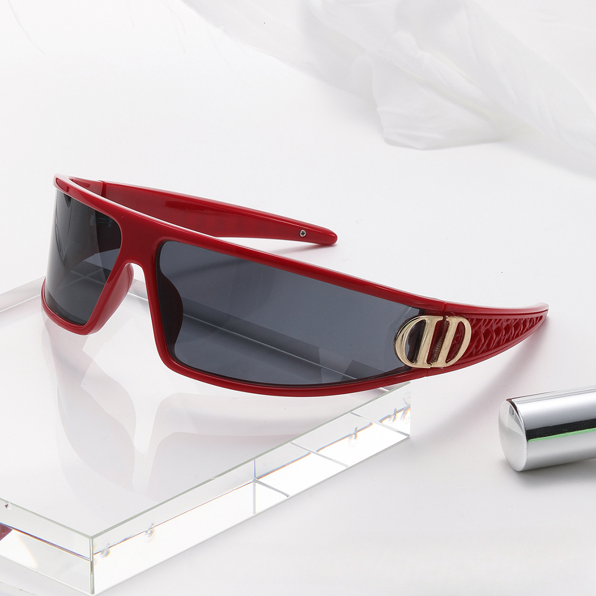 Luxury Brand Designer Sunglass New Trendy Fashion Headband Glasses Popular Online High-End Personalized Sunglasses Perfect For Street Photography Vers