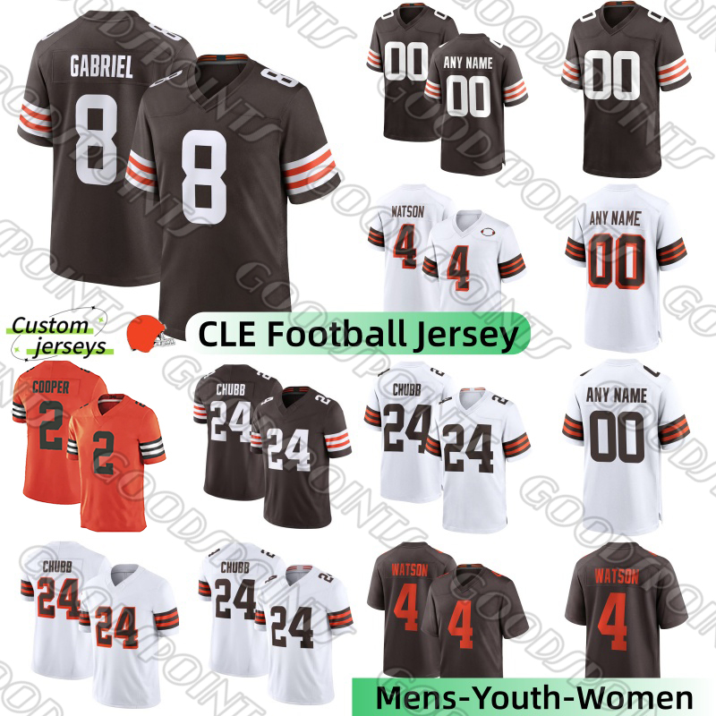 Clevelandcity Brown jersey Myles Garrett Deshaun Watson Brownsjersey Sanders Jersey Jerry Jeudy Jeremiah Owusu-Koramoah Jerome Amari Garrett Football jerseys