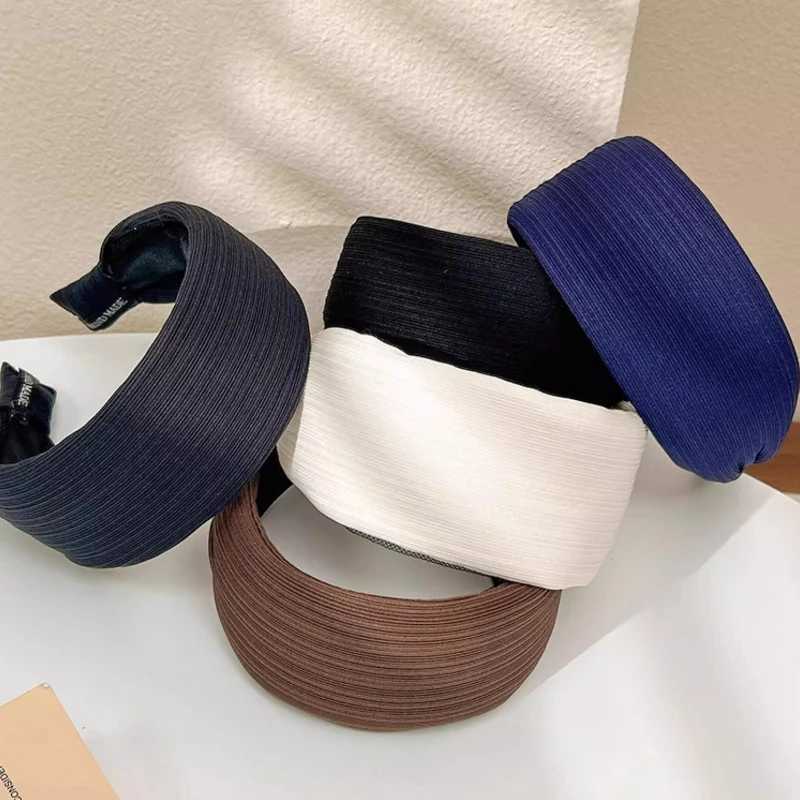 Korean Wide Headband High Crown Design Thick Padded Hair Bands Volume Hair Accessories for Women Daily Fashion Elegance Headwear D260326