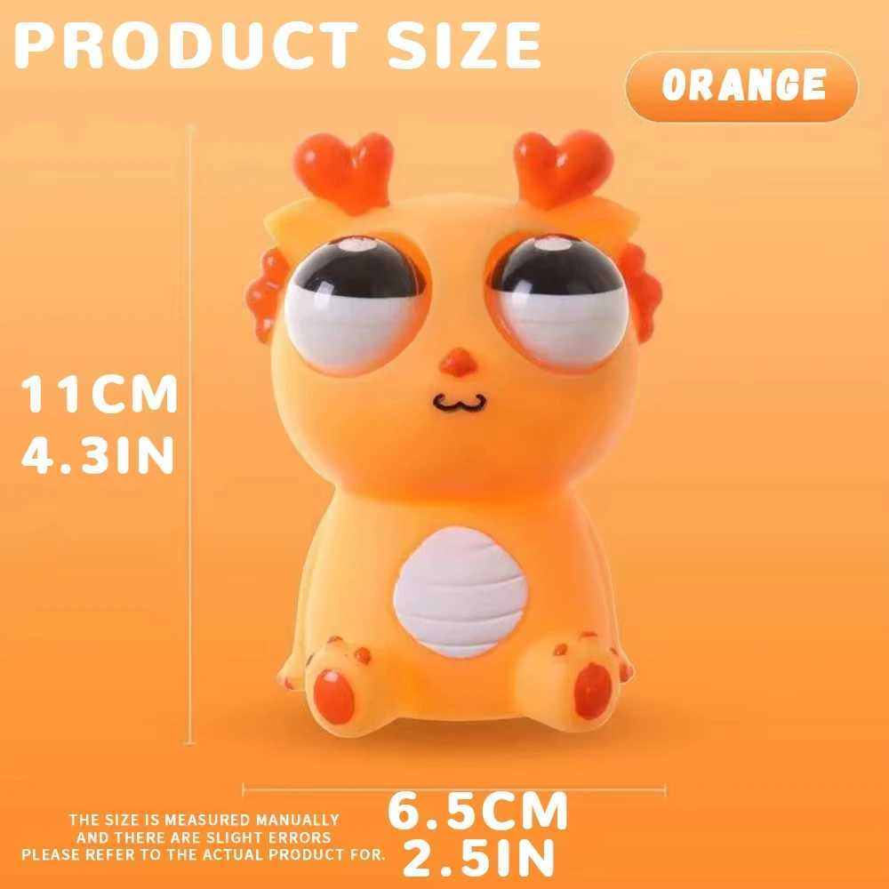 Creative Explosive Eye Dragon Dinosaur Decompression Toy Squeezing Joy Squeezing Staring Eye Funny Release H260326