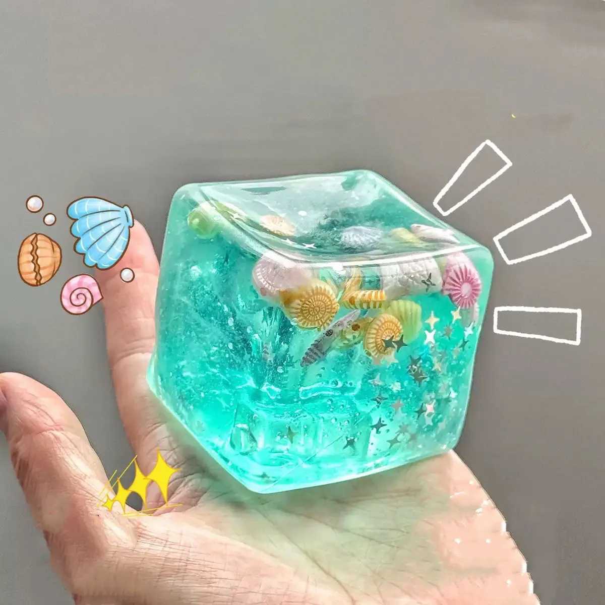 Adult Squishy Ocean Stress Balls Autism Sensory Toys for Stress And Anxiety Relief Maltose Water Ball Fidget Toys Bulk Gift H260326