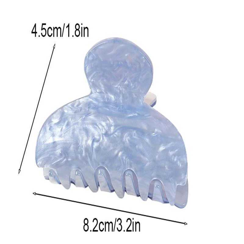Vintage Hair Clips for Girls Claw Clip New Marble Textured Barrette Crab Hair Clips for Women Acrylic Hair Clip Hair Accessories H260326