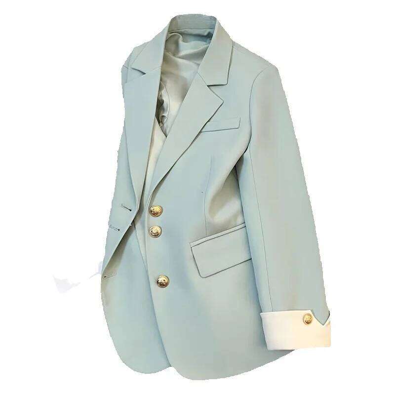 White Blazer for Women 2026 Spring New Casual Elegant Socialite High-End Trendy Jacket This Year's Popular Suit