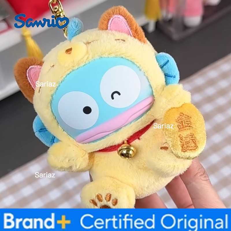 Sanrio Genuine New Lucky Cat Series Vinyl Plush Blind Box Cute Bag Pendant Figurine Doll Mystery Box Trendy Toys New Year Gift H260327