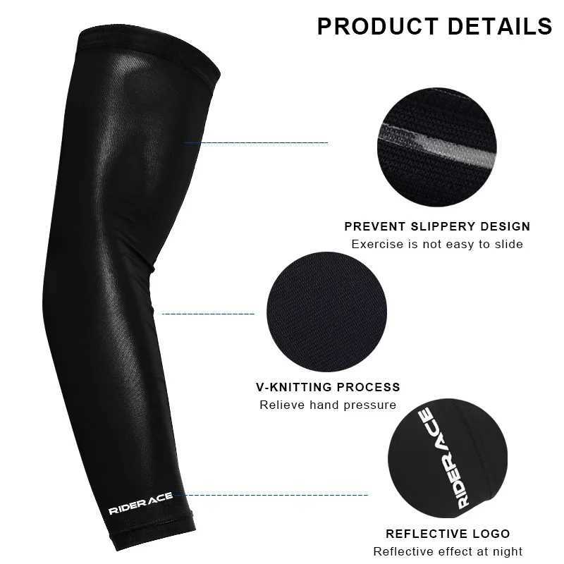Ice Silk Sleeves Cycling Arm Sleeves Sun Protection Quick Dry Summer Outdoor Sports Running Basketball Cool Bicycle Arm Sleeves D260326