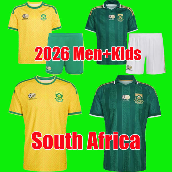 S-4XL South Africa 2026 World Cup Home Away Kit FOSTER Soccer Jersey APPOLLIS MOFOKENG MAKGOPA HLONGWANE MBATHA MBOKAZI MODIBA SIBISI Football shirt men kids set