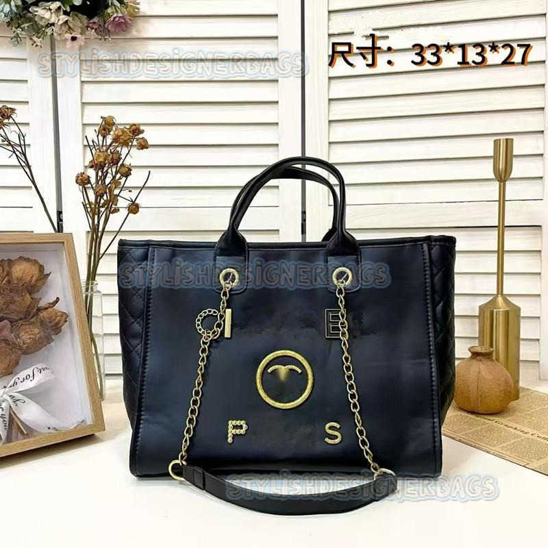 Chain Bag Wax Leather Tote Bag Metal Label New Handheld Shoulder Crossbody Bag for Women H260327