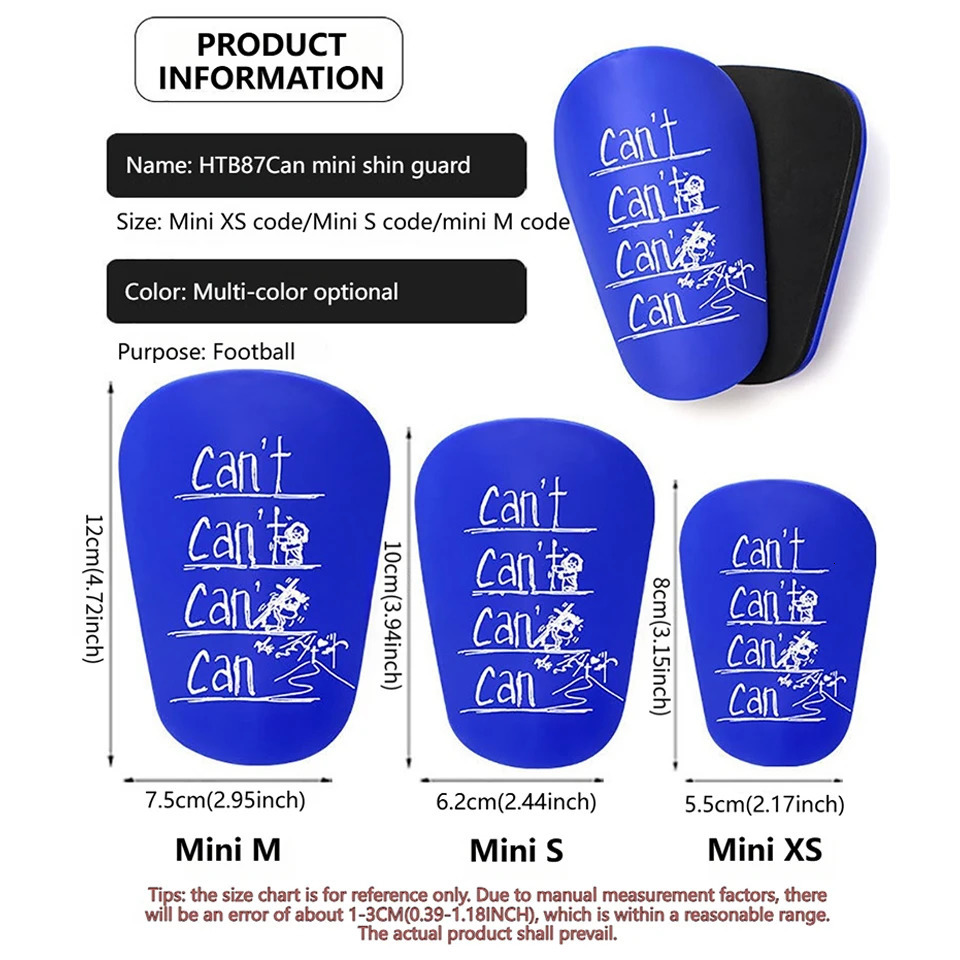 Loogdeel 1Pair Soccer Shin Pad Football Training Leg Guard Protective Equipment Mini Shin Guards Anti Slip Unisex Kids Boys Girl 260326