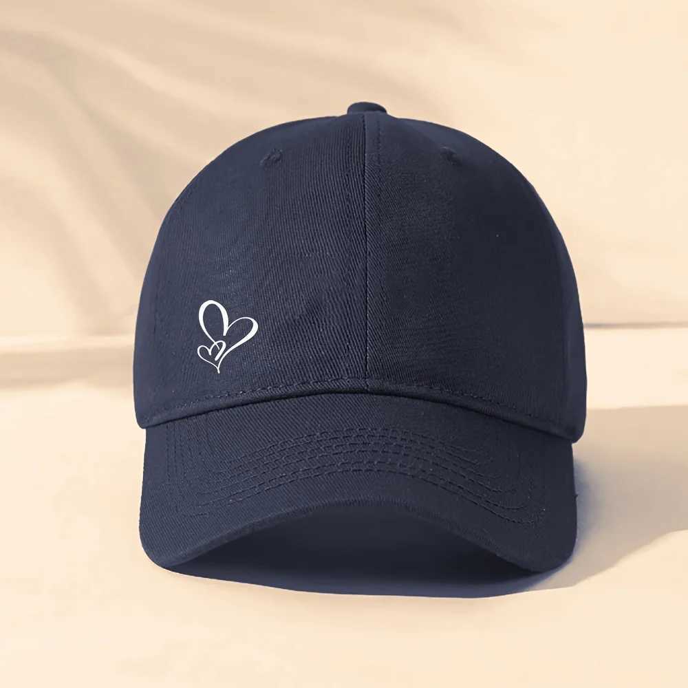 1 Piece of Love-thEMed Printed Baseball - AdjustabLE Snap Hat A FashionabLE Hat SuitabLE for Both Men and Women M260327