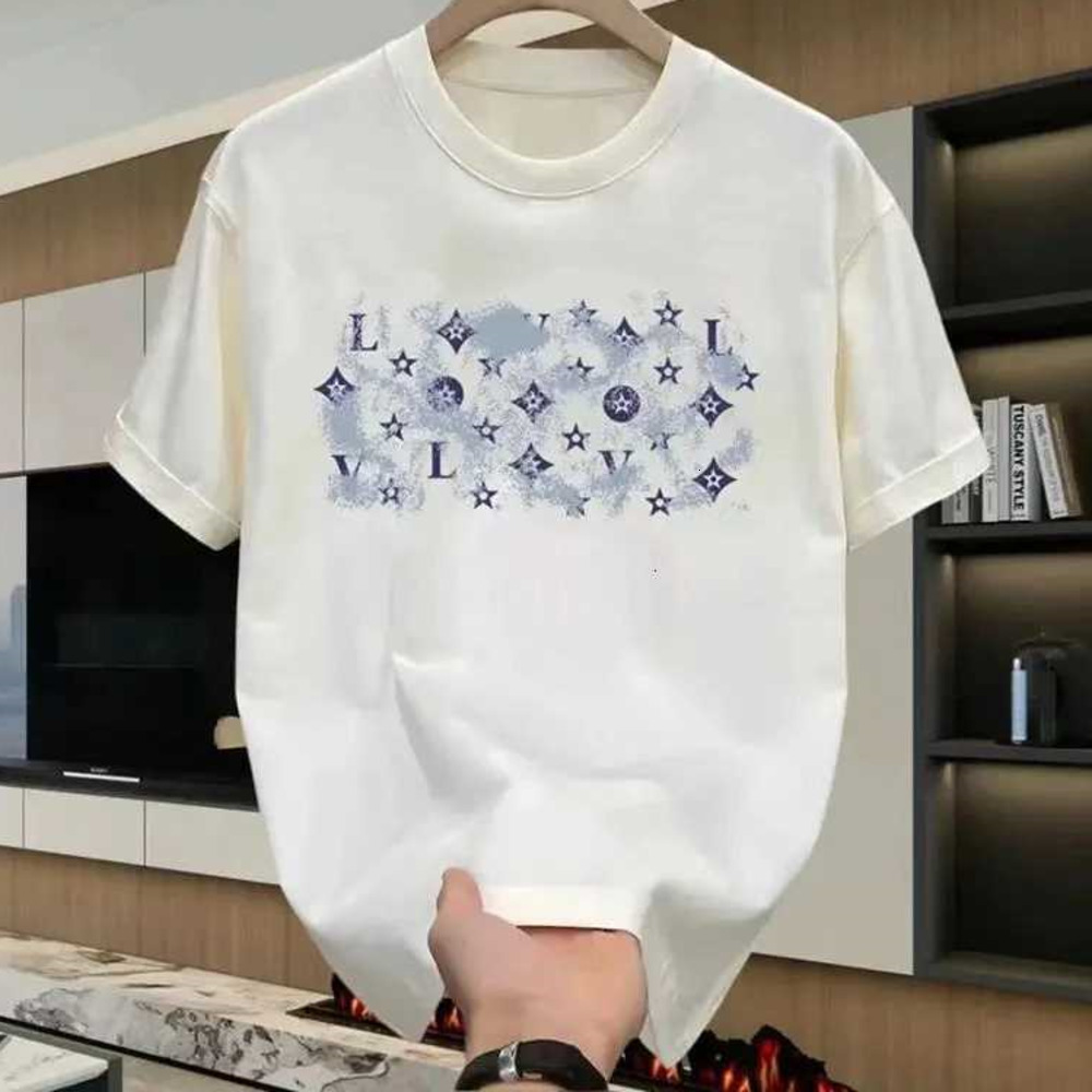 Women's T-Shirt Womens T-Shirt 2025 Summer Cotton T Shirt Fashion Short Slve Oversized Tops Mens Woman Casual Ts Brand T-Shirts H241226