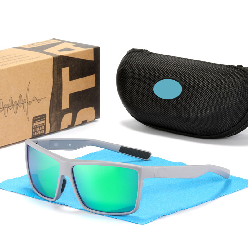 COSTAVIP 580P Square Polarized Sunglasses Men Women Rectangle Frame UV400 Sports Cycling Glasses Driving Fishing Outdoor Eyewear Drop Shipping
