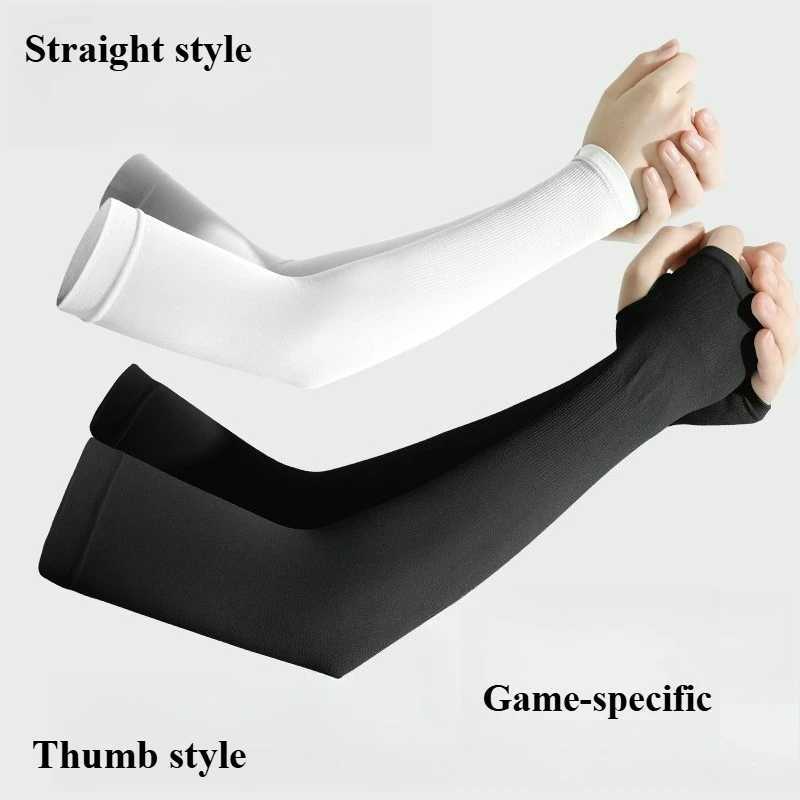 FPS ESports Special Ice Sleeves Unisex Silk Non-slip Anti-sweat Wrist Guards Professional ESports Arm Sleeves Sport Accessories D260326