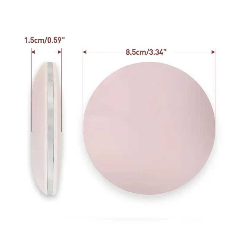 Usb Rechargeable Portable Travel Handheld Pocket Custom Foldable Led Light Cosmetic Smart Touch Screen Makeup Mirror H260327