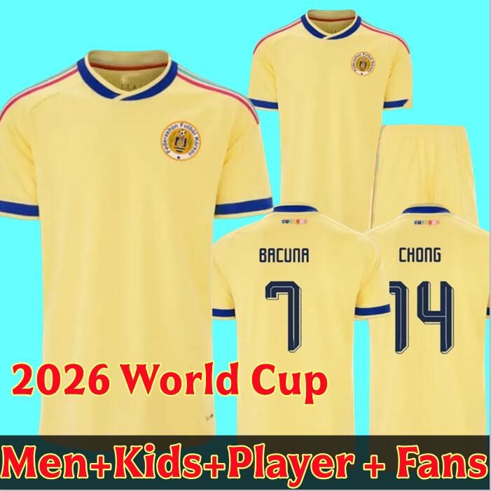 3XL 4XL 26 27 Curacao Soccer Jerseys 2026 2027 Tahith Chong Sontje Hansen Juninho Bacuna Armando Obispo Home Men Kids Football Jersey Shirt Kit