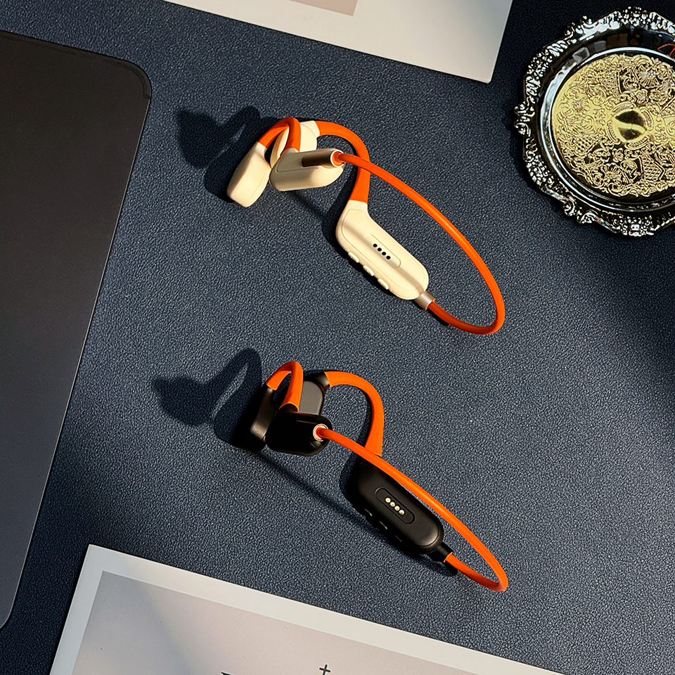 Waterproof IPX8 Bone-Conducting Sports Headphone w/MP3 Player & ENC Microphone - Ideal For Swimmers