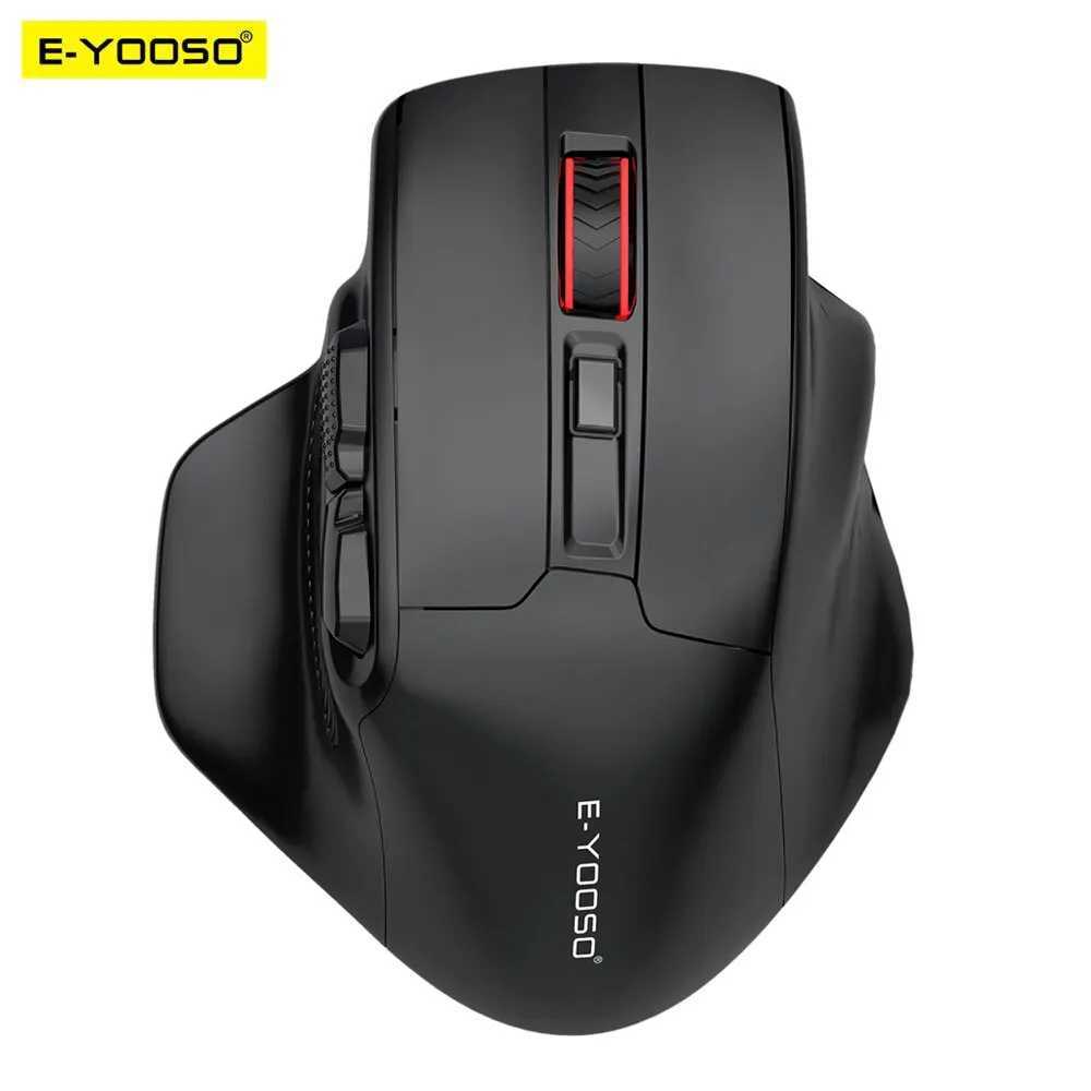 E-YOOSO X-31 USB 24G Wireless Gaming Large Mouse for Big Hands PAW3212 4800 DPI 5 Buttons for Gamer Mice Computer Laptop PC D260327