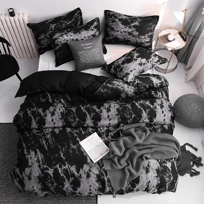 3pcs Duvet Cover Set with Pillow Case Double Comforter Bedding Set Quilt Cover Queen/King Couple or Single Bed H260327
