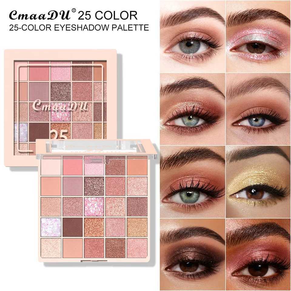 25 Color Matte Pear Eyeshadow Palette Soft Silky Rich Colors Easy Blend Long Lasting Multi Tone Makeup H260327