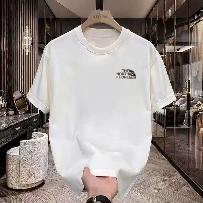 American-style heavy-weight pure cotton European-style short-sleeve T-shirt for young men and women summer ins trendy brand loose casual half-sleeve t