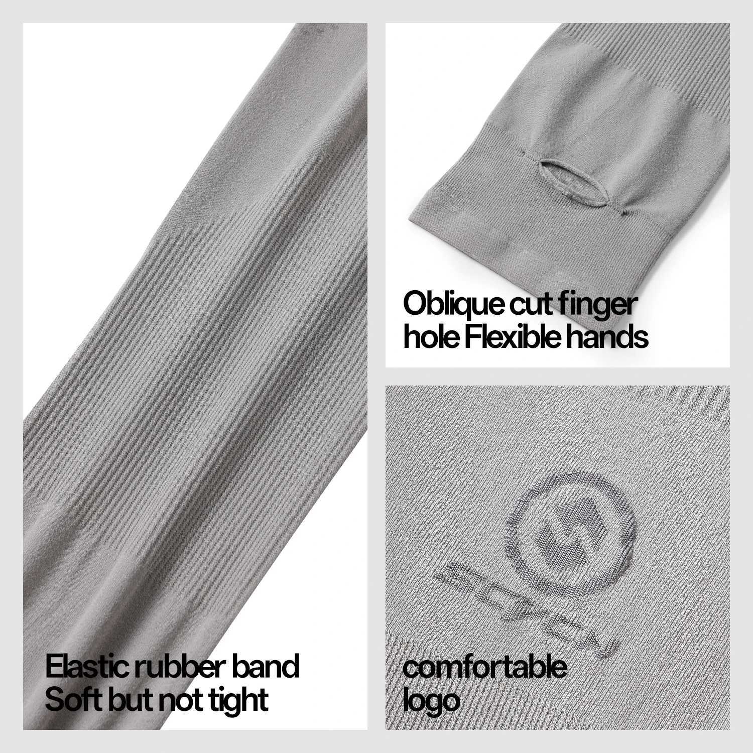 SCVCN Cycling Arm Sleeves Ice Fabric Anti-UV Sunscreen Running Sleeve Outdoor Sport Cycling Arm Summer UPF 50 Men Women Sleeves D260326