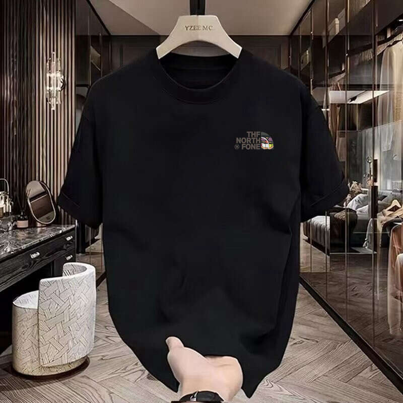 American-style heavy-weight pure cotton European-style short-sleeve T-shirt for young men and women summer ins trendy brand loose casual half-sleeve t
