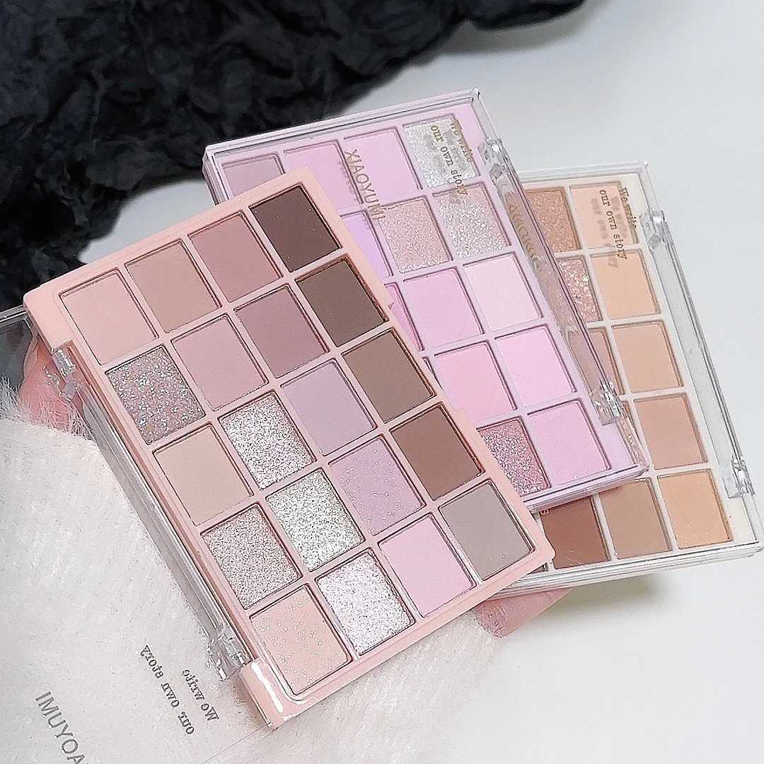20 Shades Korean Low Saturation Matte Eyeshadow Palette Waterproof Long-lasting Daily Makeup H260327
