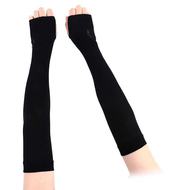 Ice Silk Sleeve Sunscreen Cuff Arm Uv Sun Protect AntiSlip Summer Outdoor Riding D260326