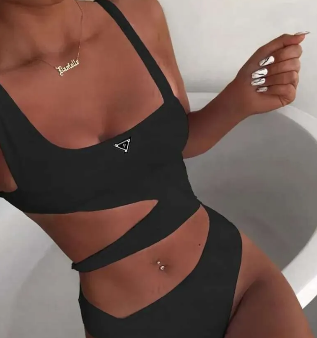Womens Women Bathing Designer Set Swimsuit Designers Bikini Fashion Swimwear In Bandage Sexy Letter Woman Beach Swim Suit