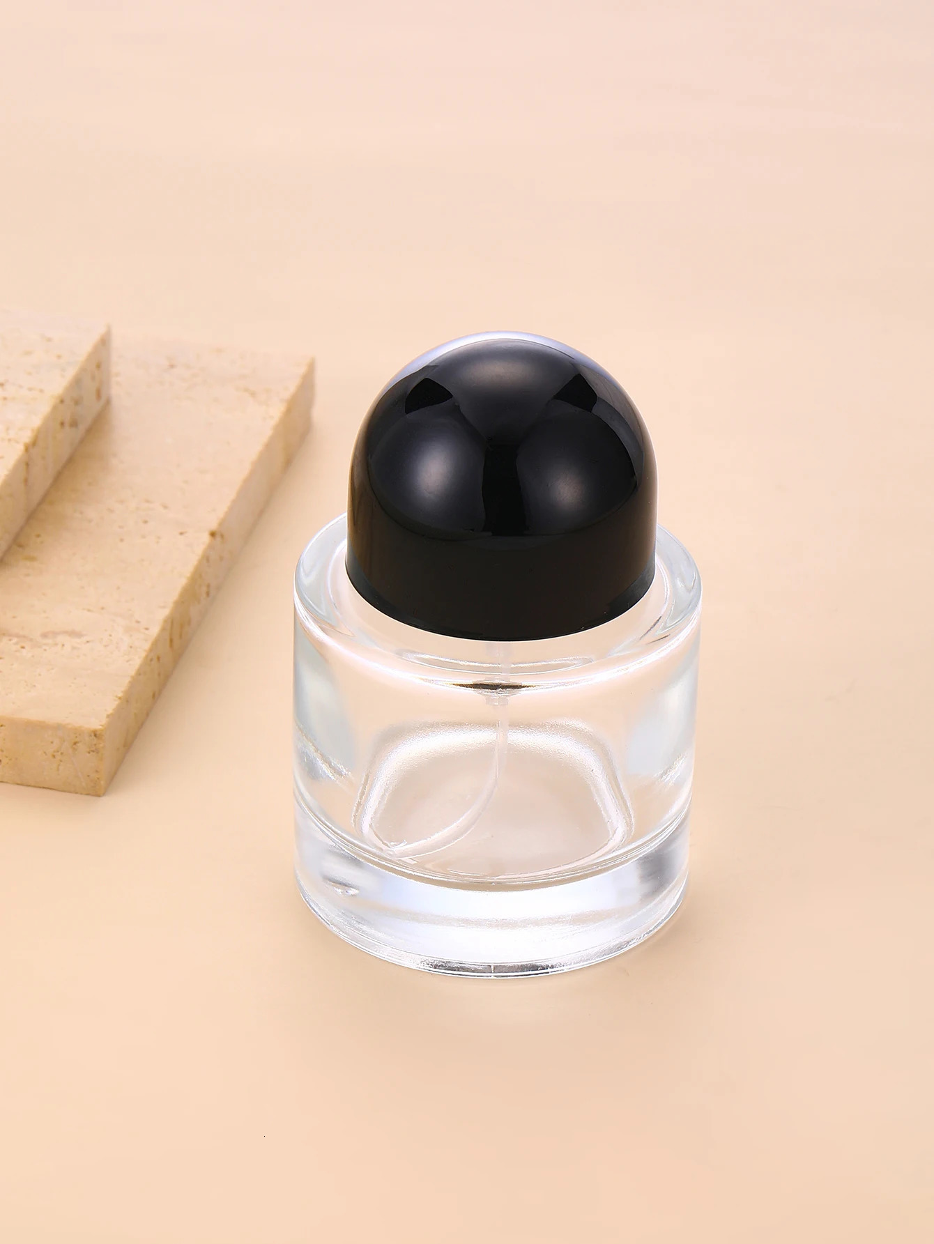 101oz Portable Glass Perfume Bottle - High-Quality Replacement Travel Cosmetics with Large Capacity 260318