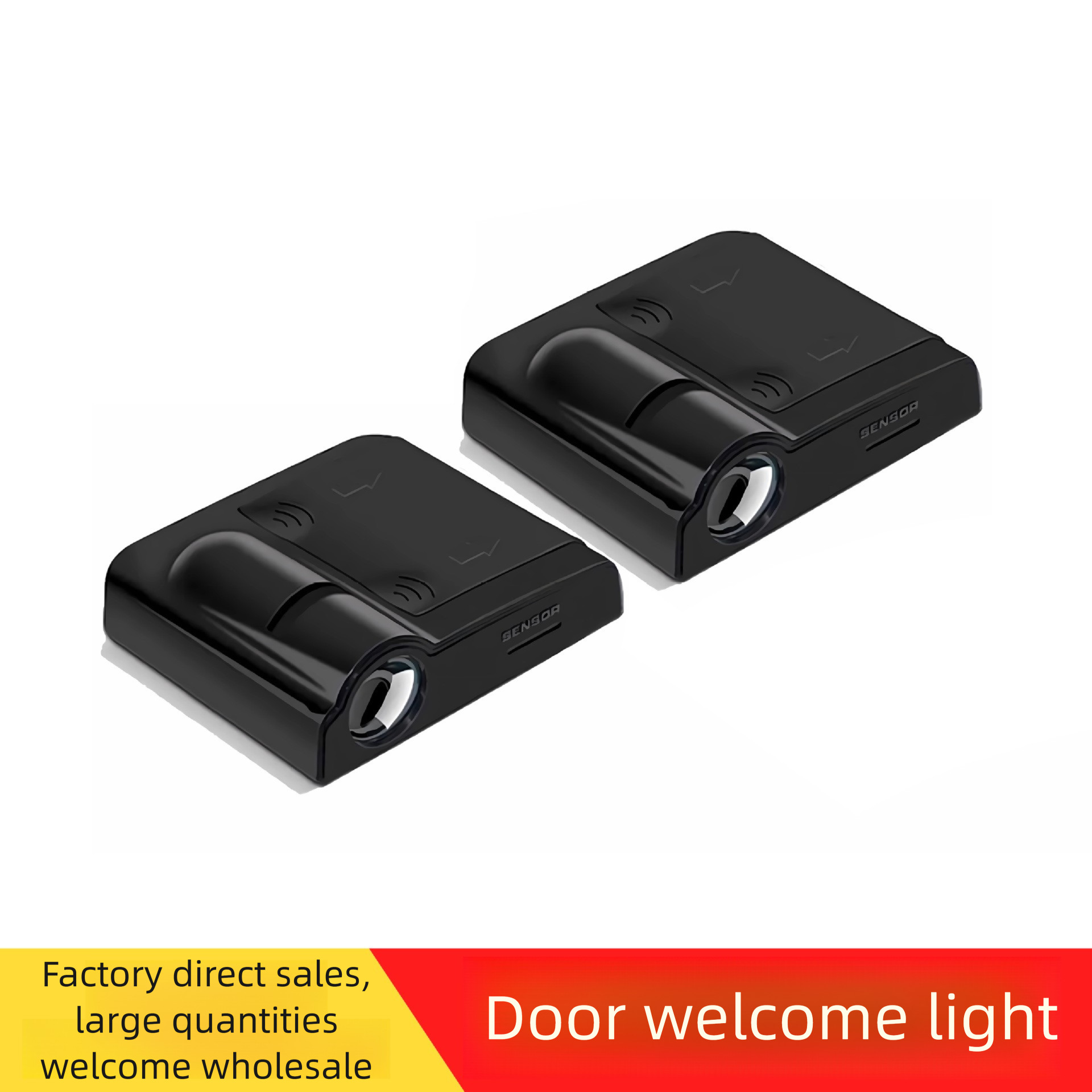Car Welcome Door Laser Projector Interior LED Ambient No Wiring Motorcycle Logo Ground Light