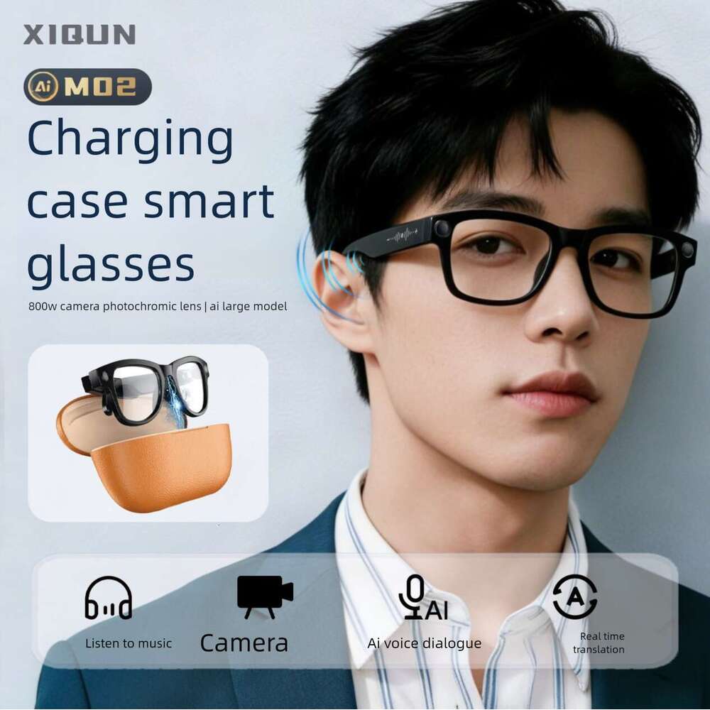 Famous Brand New Cross Border Model M Ultra Advanced Technology W Pixels Reverse Charging Case Smart Glasses With Wifi Transmission CKS