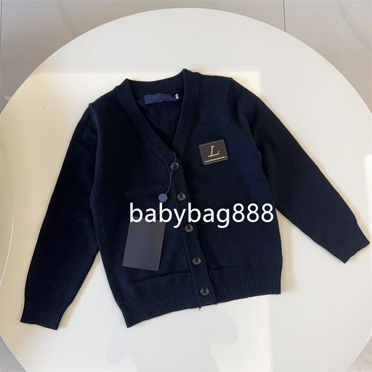 New kids sweater designer girls and boys hooded pullover sweater for autumn and winter round neck classic children's knit sweater size 90-160cm SS11