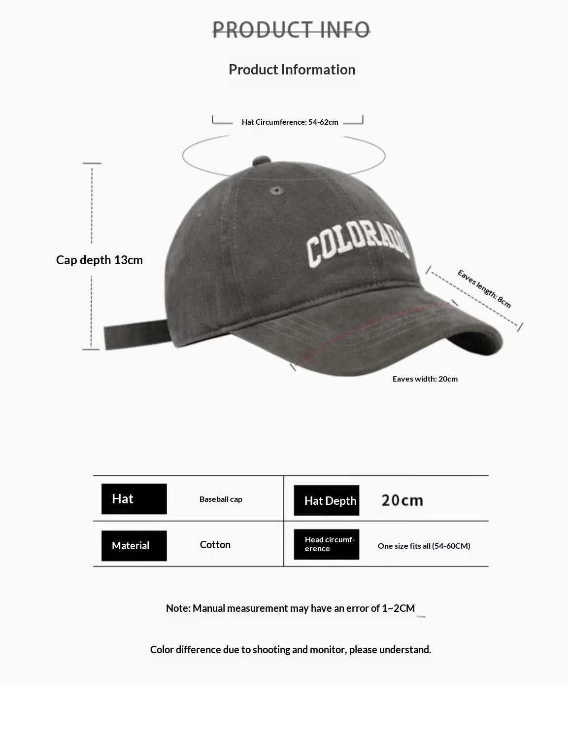 Vintage Letter Embroidered Baseball Trendy Peaked Hat Outdoor Sun Protection For Men And Women M260327