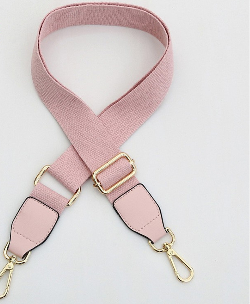 Wide Shoulder Straps Solid Color Cotton Webbing Pu Leather Adjustable Shoulder Messenger Bag Strap Accessory Supplies 250704