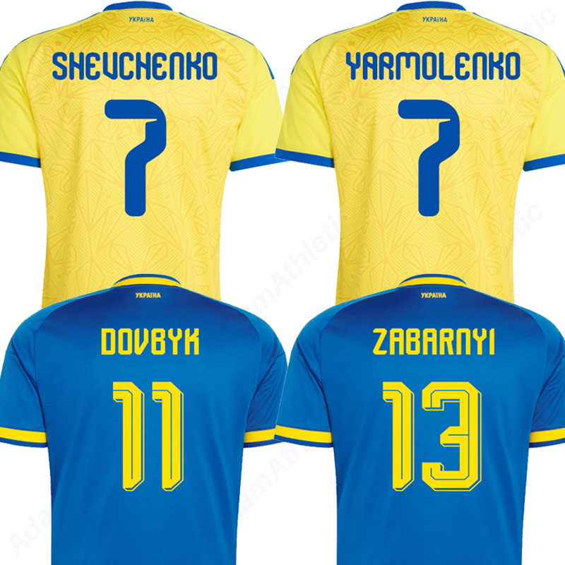 Ukraine jerseys 2026 world cup YARMOLENKO DOVBYK Ukraine football shirts 26 27 ZABARNYI SHAPARENKO MATVYENKO MYKOLENKO soccer jerseys
