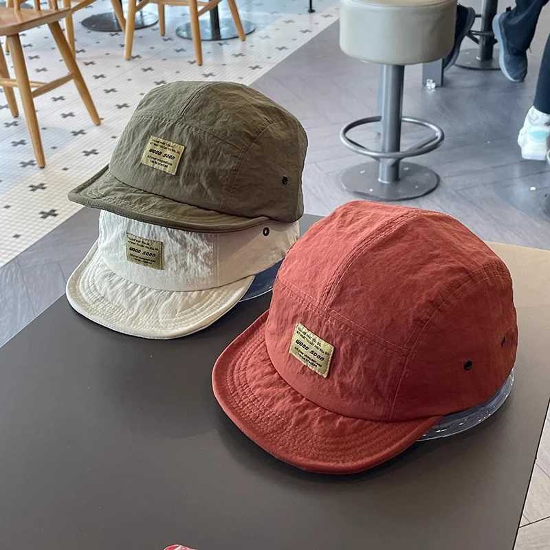 Soft Top Short Brim Baseball For Women Men Quick Dry Breathable Adjustable Peaked Caps JK Sport Outdoor Hip Hop Sun Hat M260327