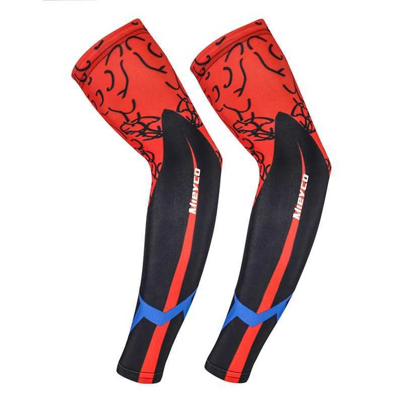 Ice Silk Bicycle Sleeves Breathable Cycling Arm Protection Outdoor Sun UV Protect Sports Road Bike Sleeves mangas para brazo D260326