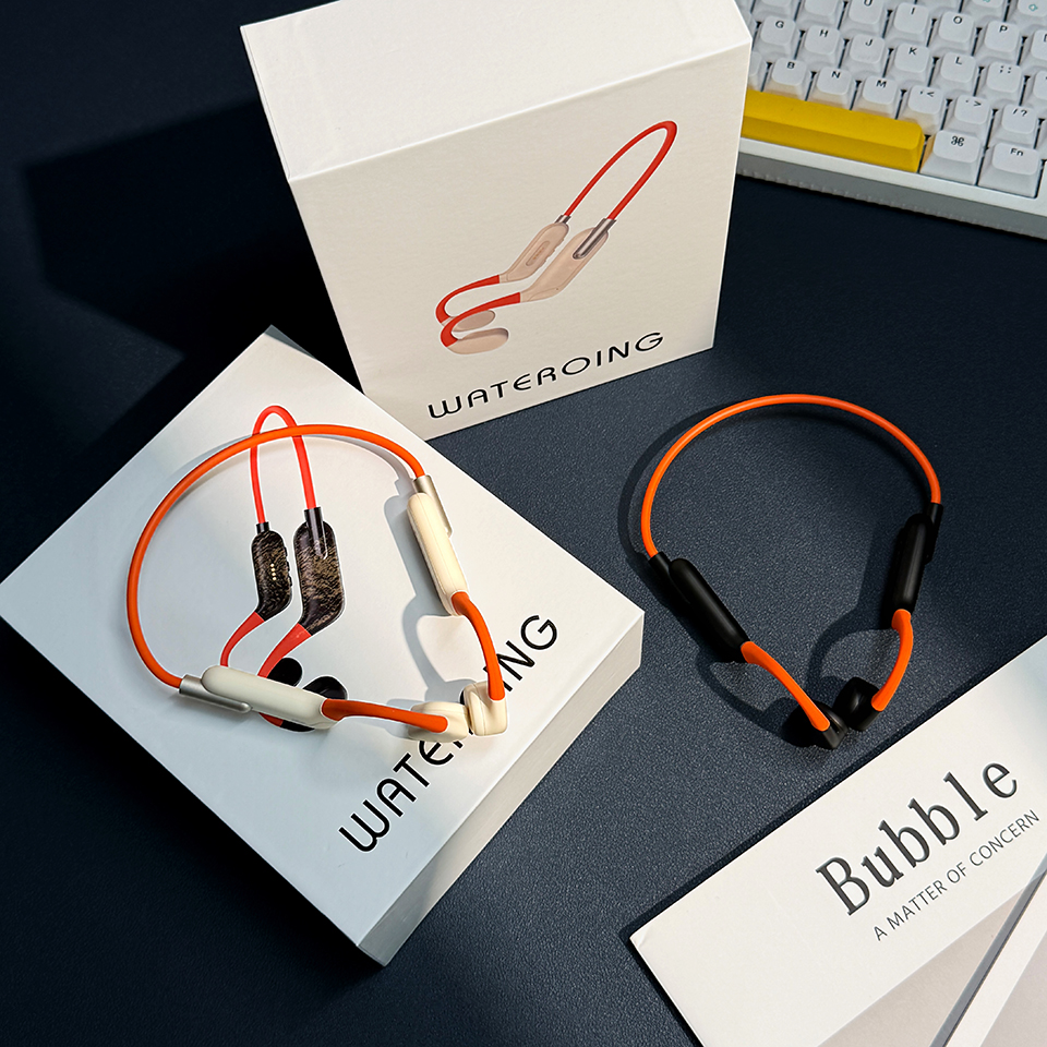 Waterproof IPX8 Bone-Conducting Sports Headphone w/MP3 Player & ENC Microphone - Ideal For Swimmers