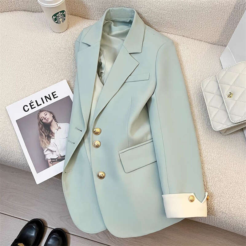 White Blazer for Women 2026 Spring New Casual Elegant Socialite High-End Trendy Jacket This Year's Popular Suit
