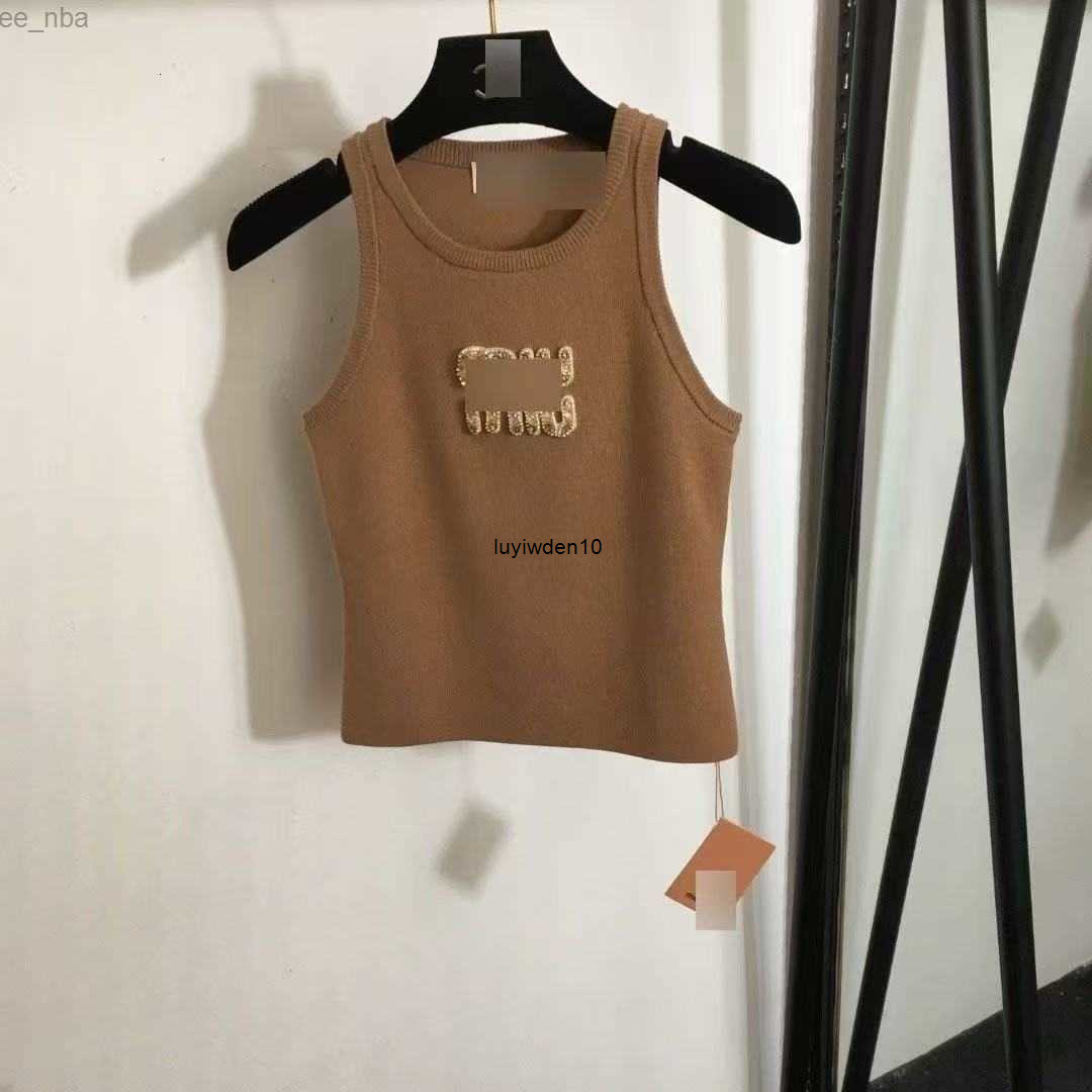 Women's T-Shirt mius shirts womens tanks top designer tank top women designer luxury vest sleeveless camis pure cotton fashionable knitted camisole tees s-l c4b