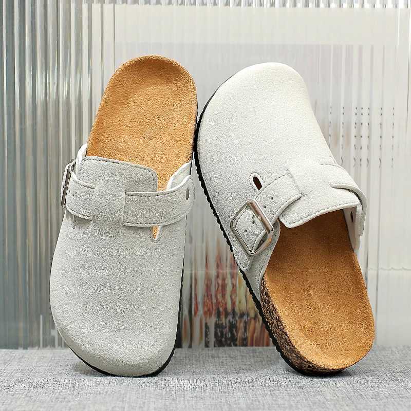 Childrens 2026 New Classic Style Buckle Strap Closed casual fashion slippersT260327