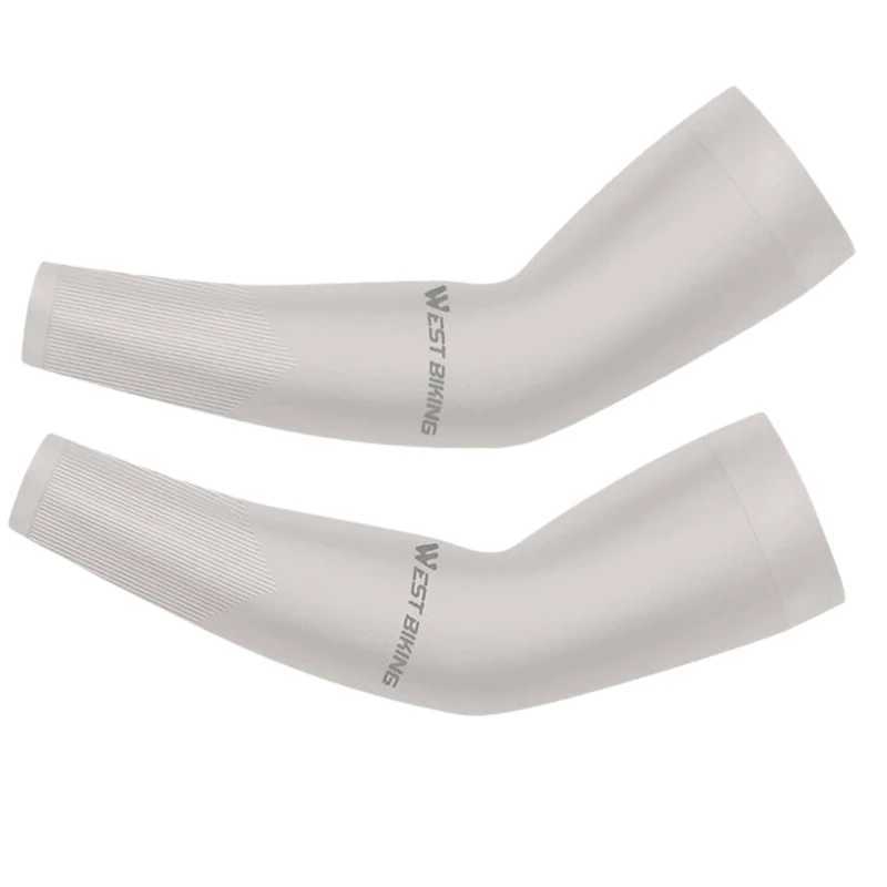 1 Pair Arm Sleeves Summer Sun UV Protection Ice Cool Cycling Running Fishing Climbing Driving Arm Cover for Men Women D260326