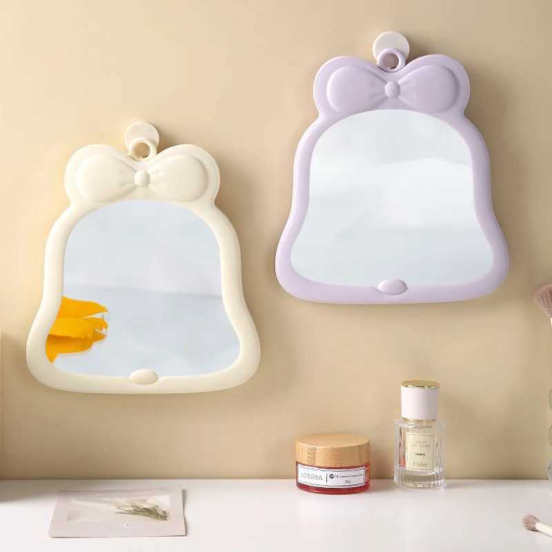 Design Small Mirror Makeup Travel Portable Macrame Creative Mirror Kawaii Dorm Standing Espelho Decorativo Home Decoration H260327