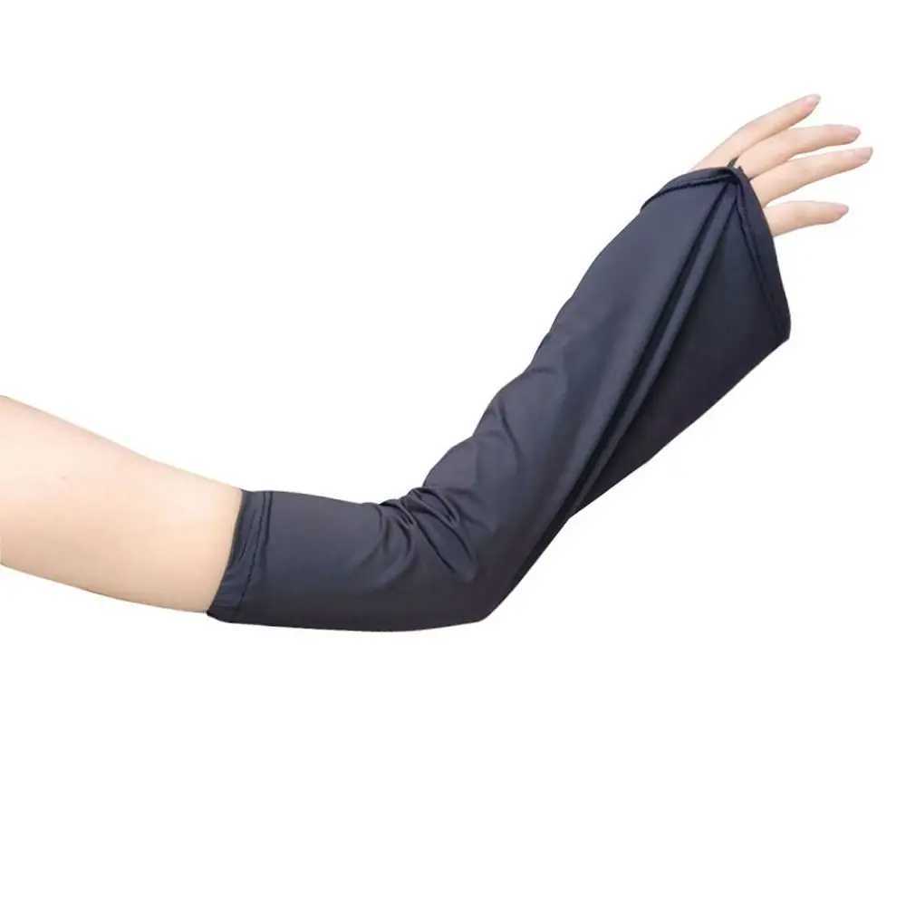 Cover Solid Color Loose Arm Sleeves Driving Sunscreen Sleeves Women Arm Sleeves Summer Sunscreen Sleeves Ice Silk Arm Sleeves D260326